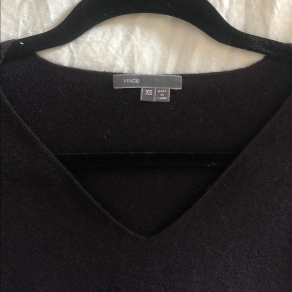 SOLD ON MERCARI Vince cashmere v-neck sweater - Picture 2 of 4